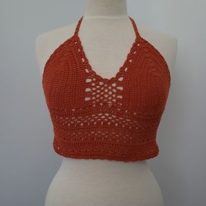 ❌️SOLD❌️ | Crochet halter top